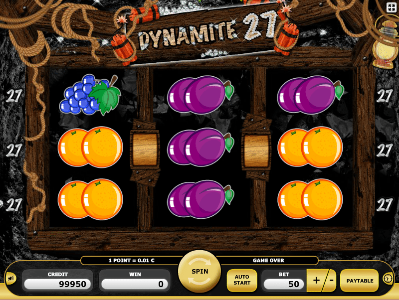 Dynamite 27 Free Online Slot