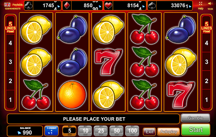 Slot Machine 5 Dazzling Hot Online Free