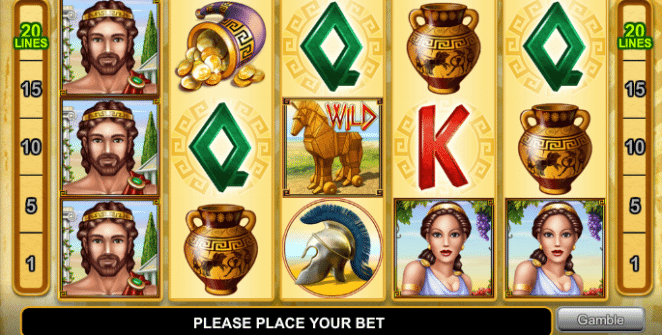 Slot Machine Age of Troy Online Free