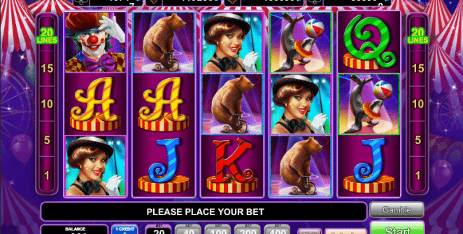Circus Brilliant Free Online Slot