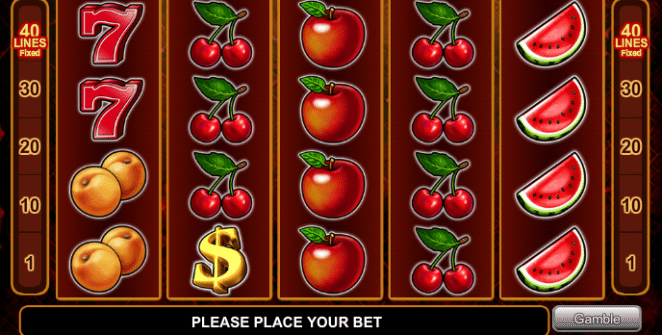 Free Flaming Hot Slot Machine