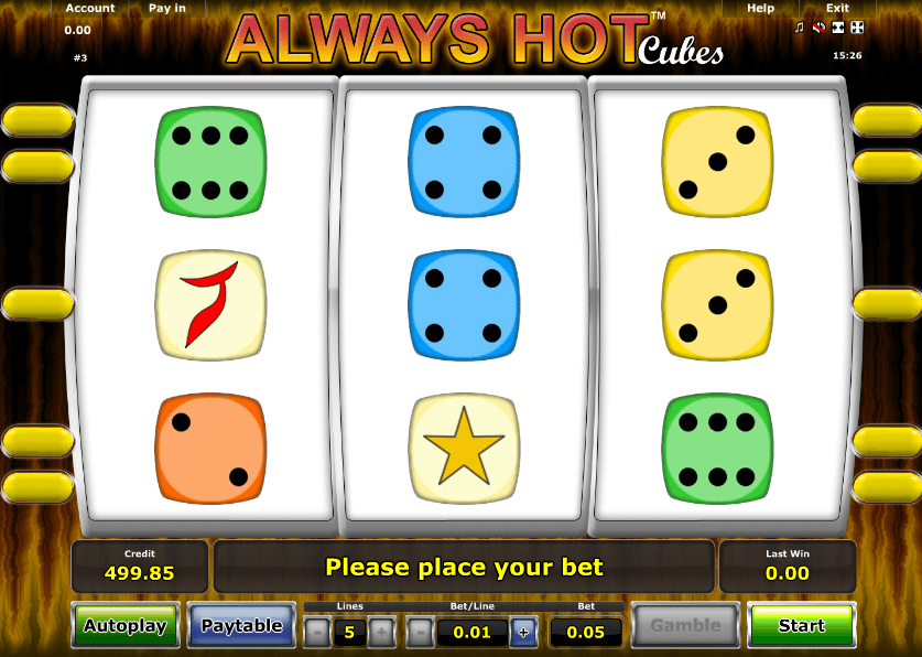 Free Online Slot Always Hot Cubes