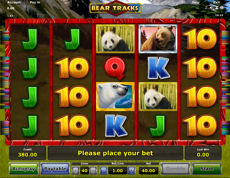 Free Online Slot Bear Tracks
