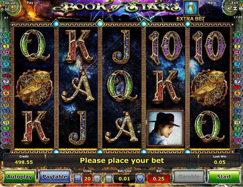 Free Online Slot Book Of Stars