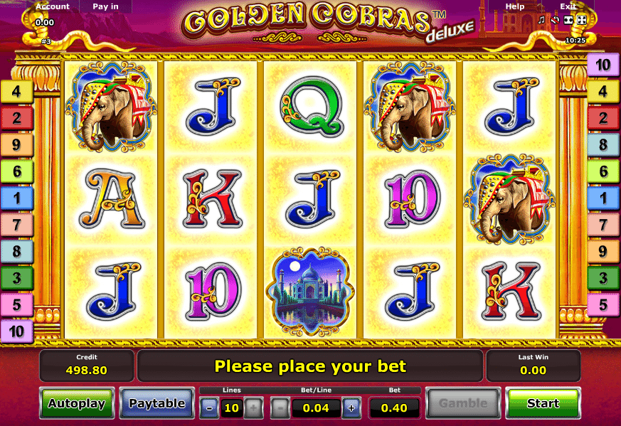 Free Golden Cobras Deluxe Slot Machine Online