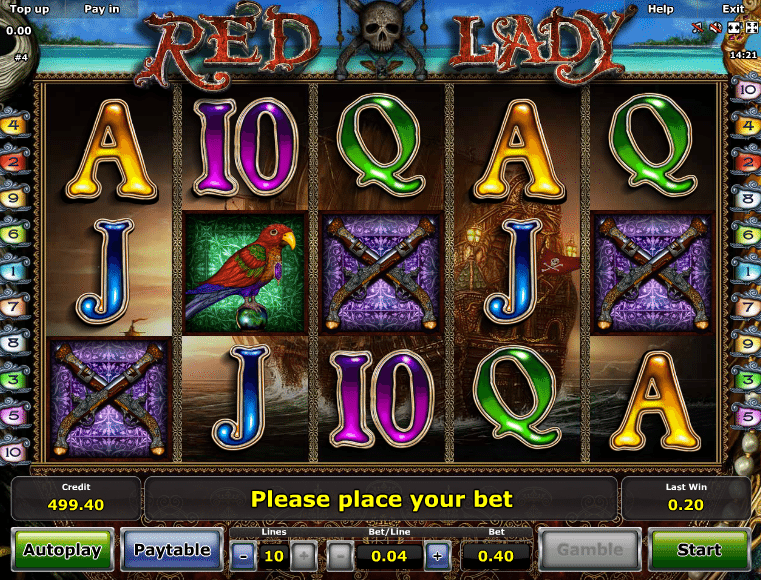 Red Lady Free Online Slot