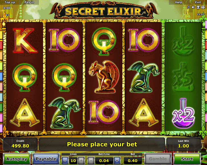 Secret Elixir Free Online Slot