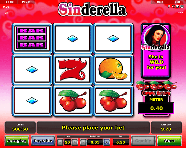 Sinderella Free Online Slot