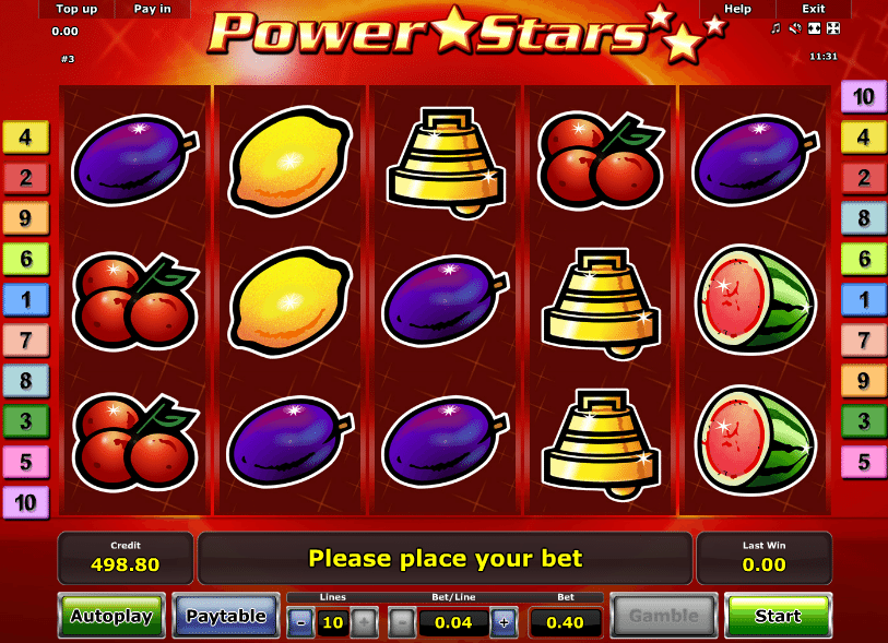 Free Power Stars Slot Machine Online