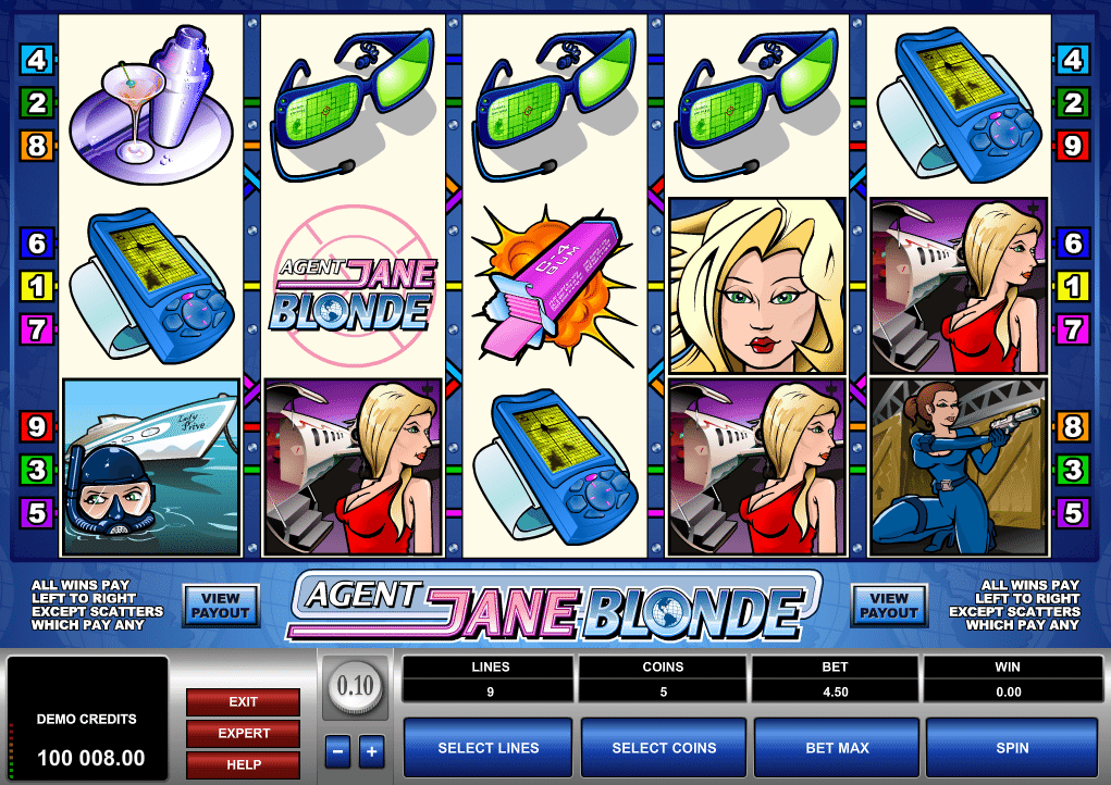 Free Slot Machine Agent Jane Blonde