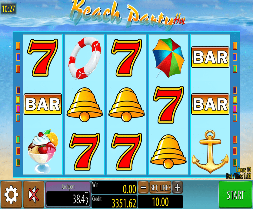 Free Beach Party Hot Slot Machine Online