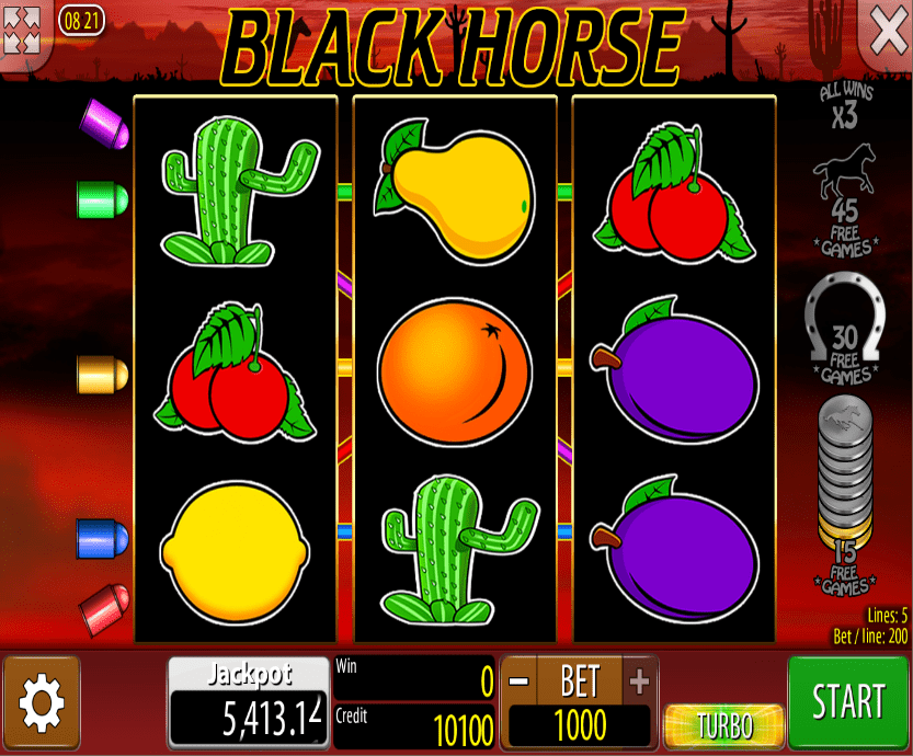 Free Slot Machine Black Horse
