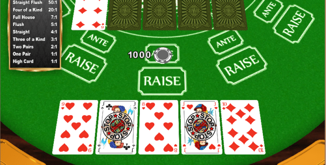 Caribbean Beach Poker Free Online Slot