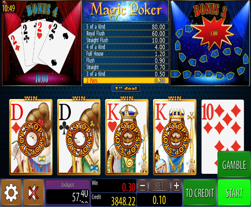 Magic Poker Wazdan Free Online Slot