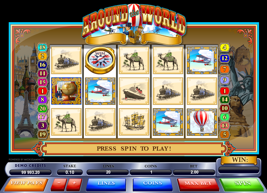 Free Around The World Slot Machine Online