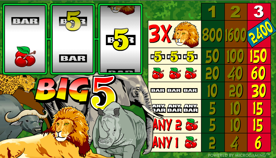 Free Slot Machine Big 5