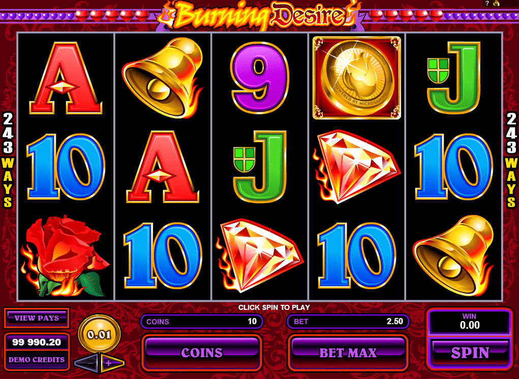 Free Burning Desire Slot Machine Online