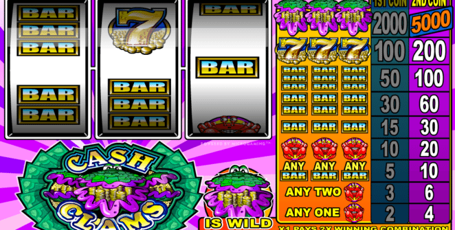 Free Cash Clams Slot Machine Online