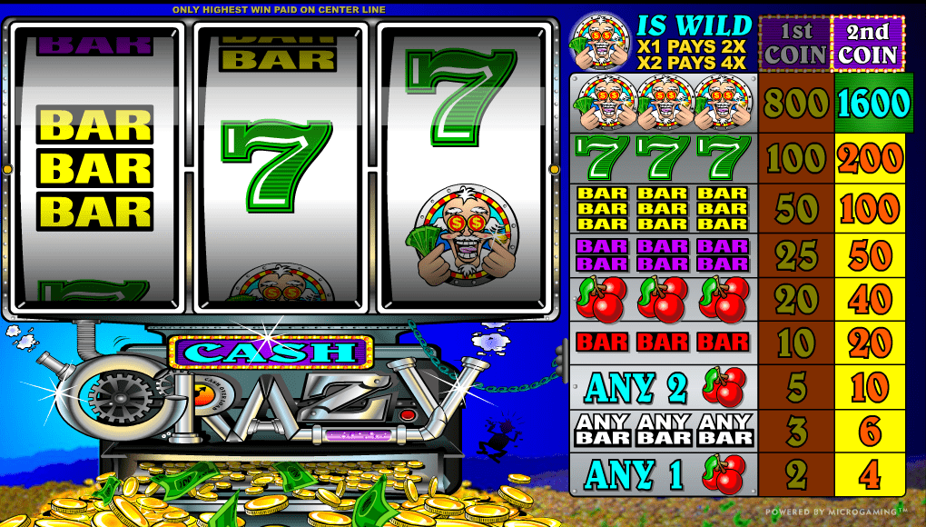 Free Slot Cash Crazy Online