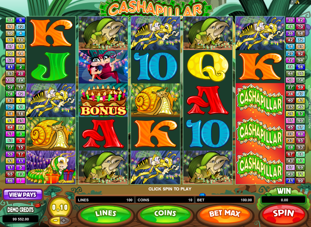 Free Online Slot Cashapillar