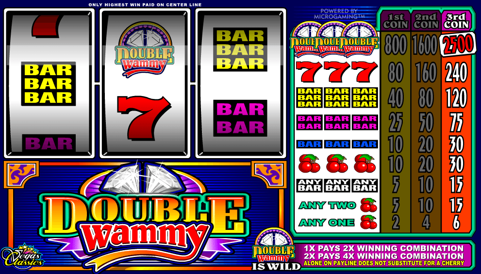 Free Double Wammy Slot Machine Online
