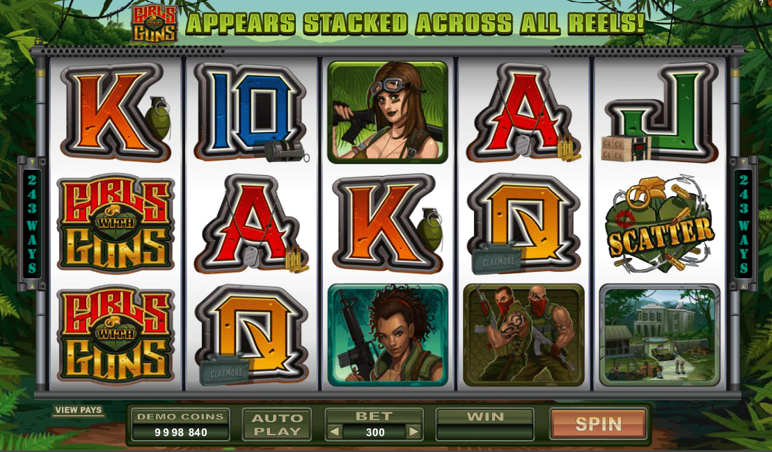 Free Girls With Guns Slot Machine Online