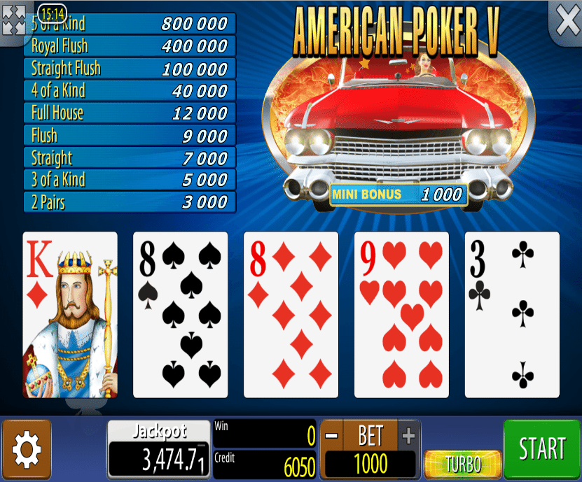 Free Slot American Poker V Online