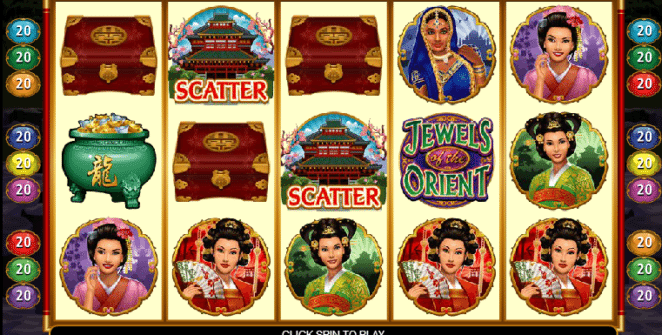 Jewels Of The Orient Free Online Slot