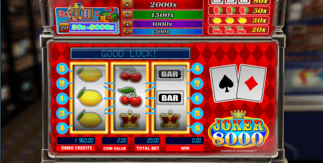 Free Joker 8000 Slot Machine