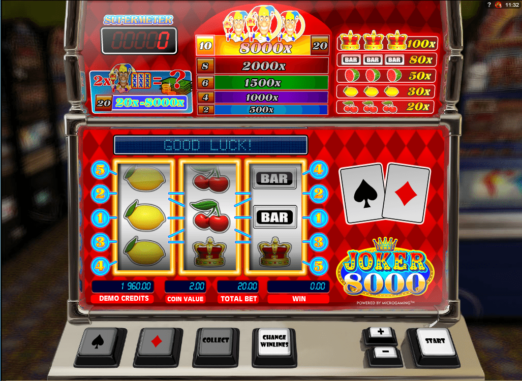 Free Joker 8000 Slot Machine