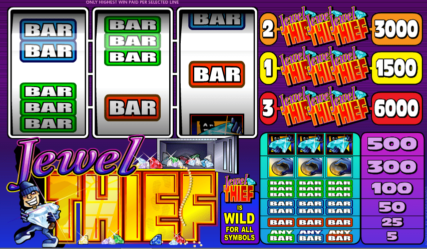 Free Slot Machine Jewel Thief