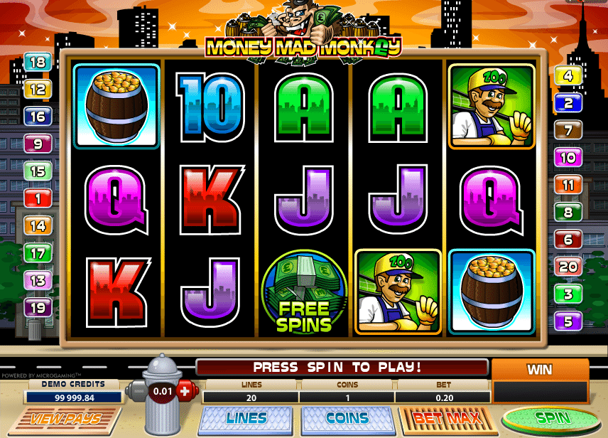 Free Slot Machine Money Mad Monkey