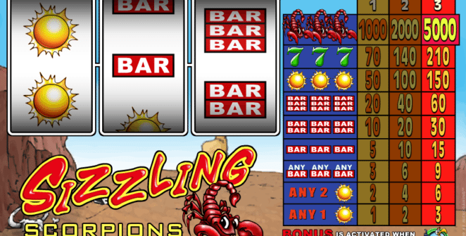 Free Sizzling Scorpions Slot Online