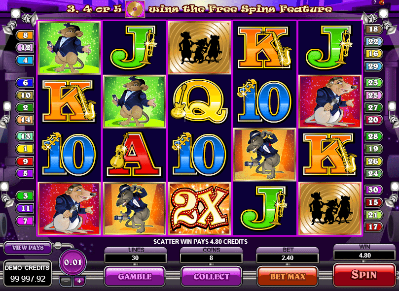 The Rat Pack Free Online Slot