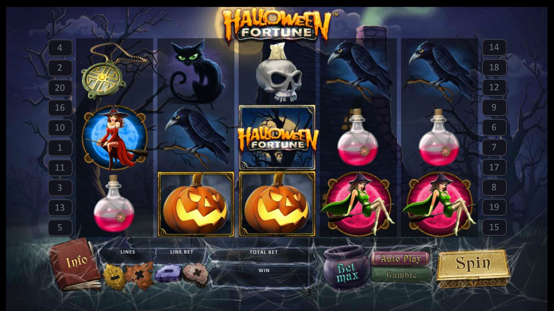 Slot Machine Helloween Fortune Online Free