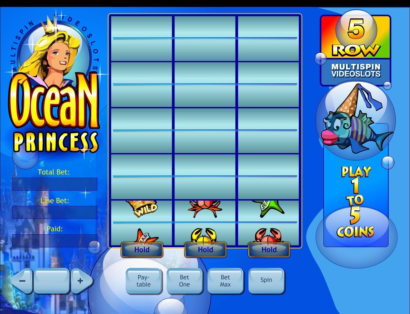 Slot Machine Ocean Princess Online Free