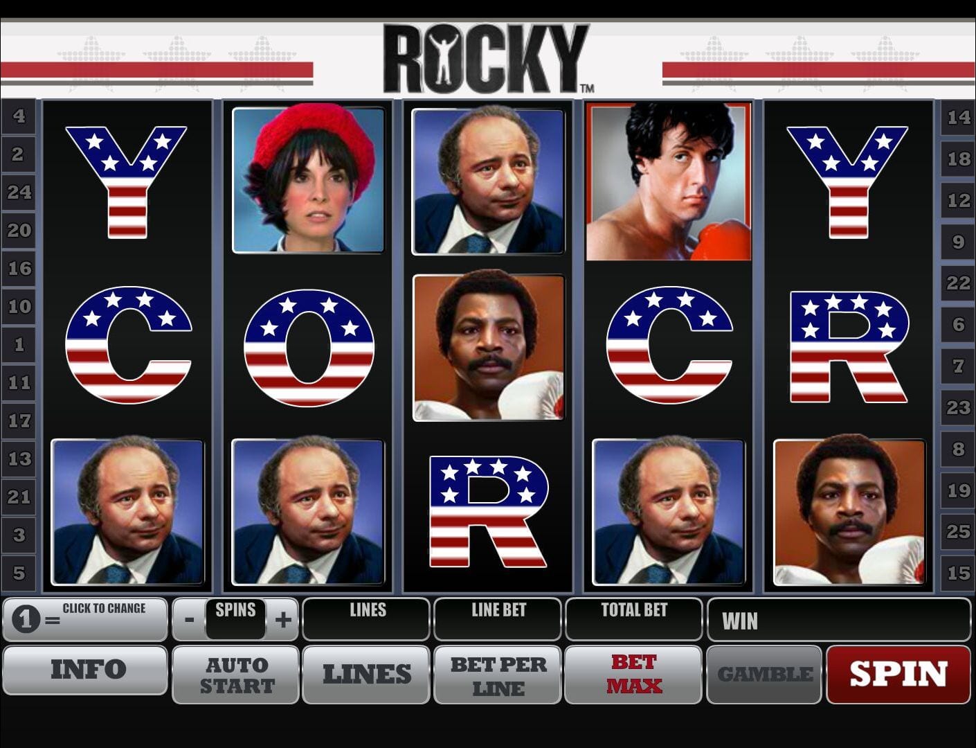 Rocky Free Online Slot