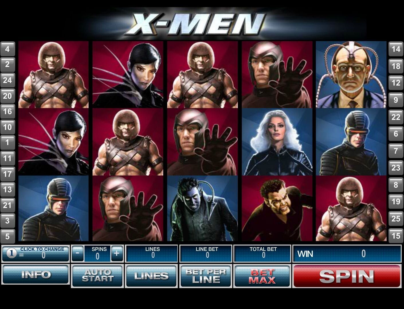 X-Men Free Online Slot