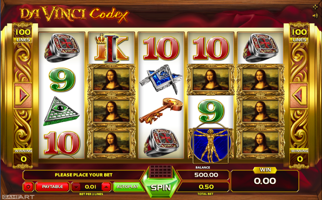 Free Slot Online Davinci Codex