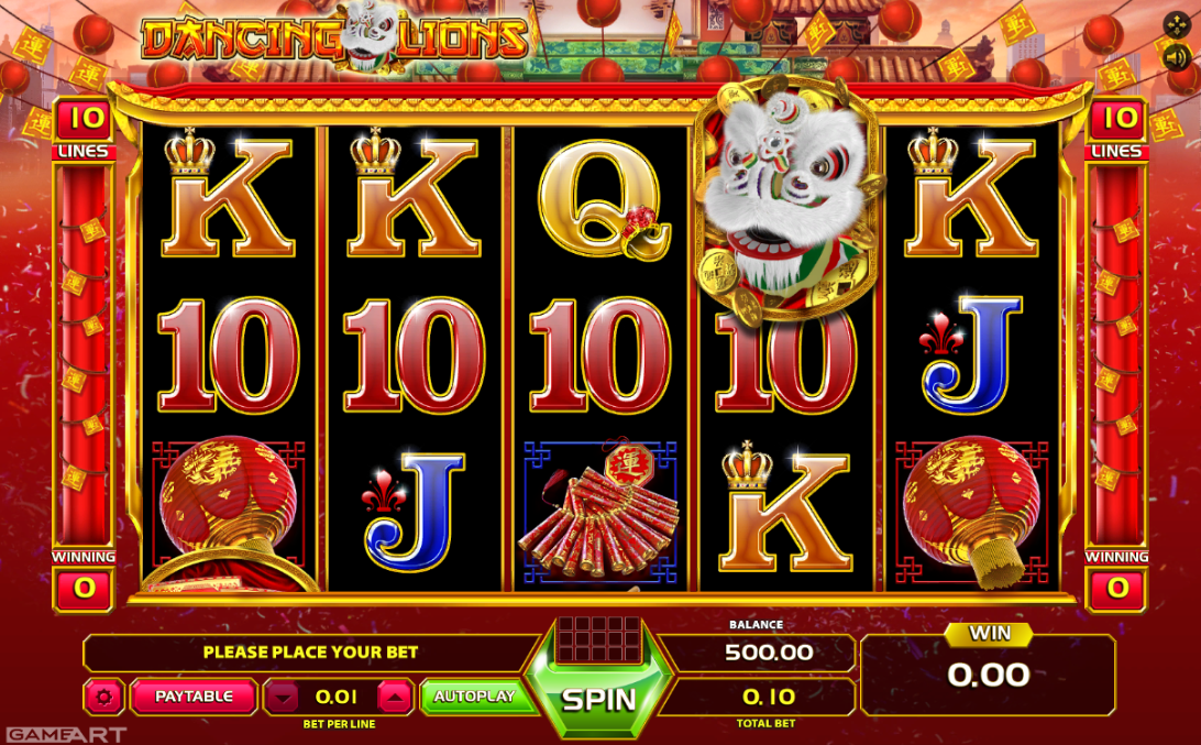 Free Dancing Lions Slot Online