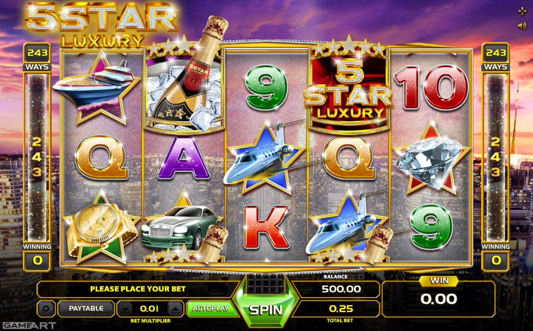 Free Slot Online Five Star Luxury