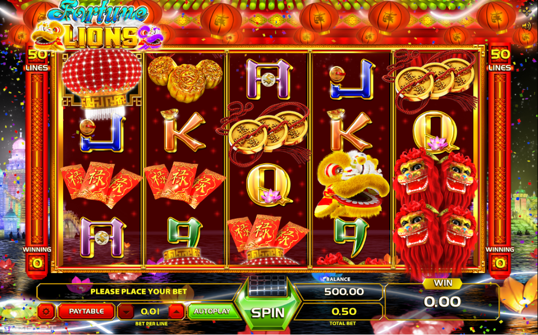 Fortune Lions Free Online Slot