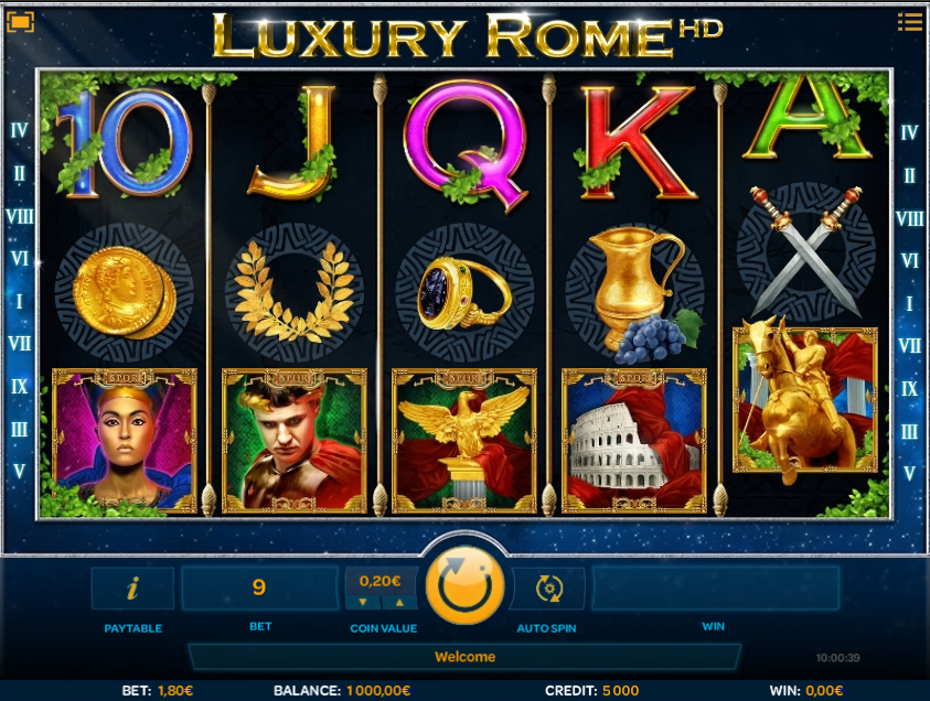 Free Luxury Rome Slot Online