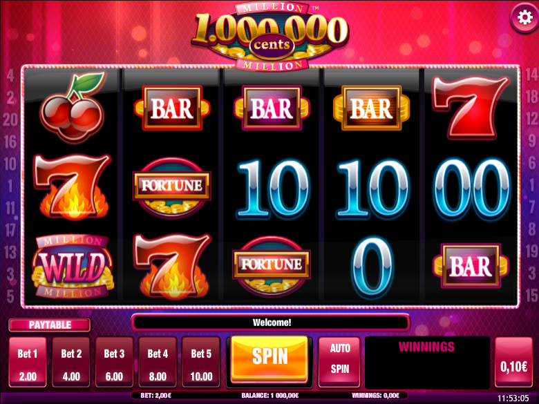 Million Cents Free Online Slot