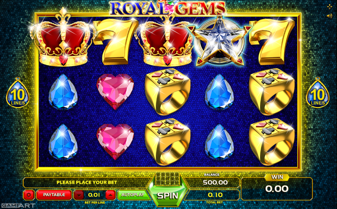 Royal Gems Free Online Slot