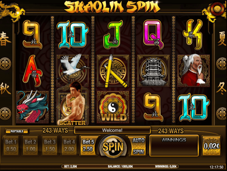 Free Slot Online Shaolin Spin