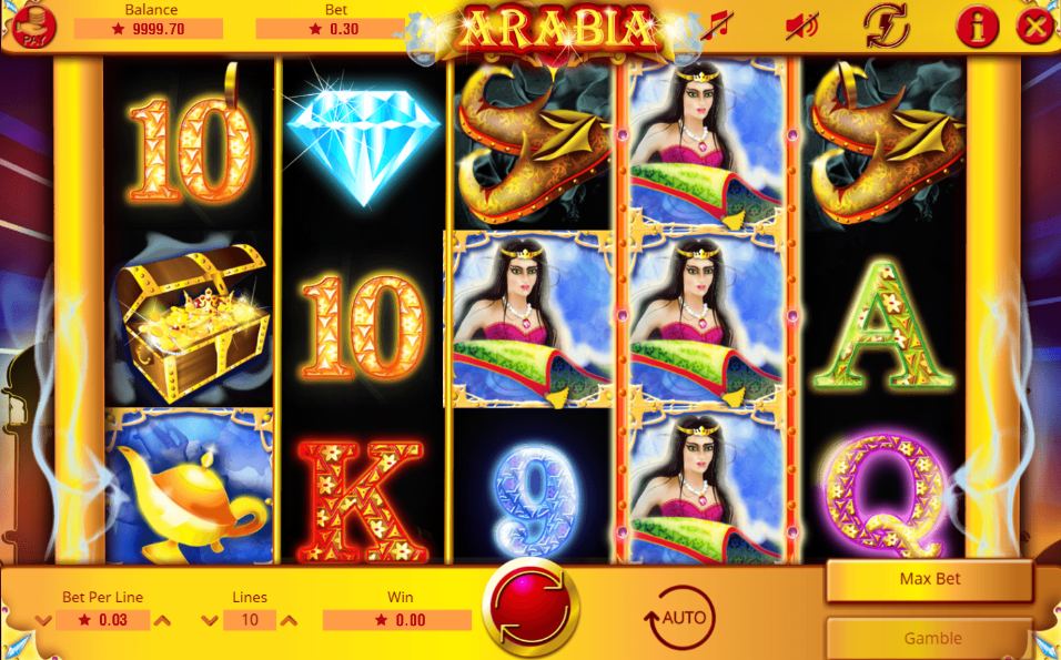 Free Arabia Slot Online