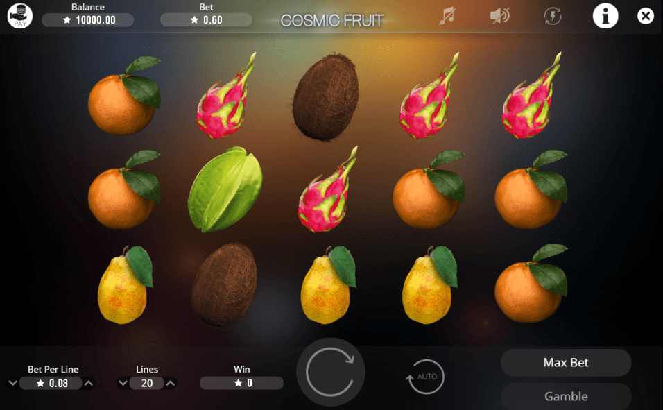 Free Cosmic Fruit Slot Online