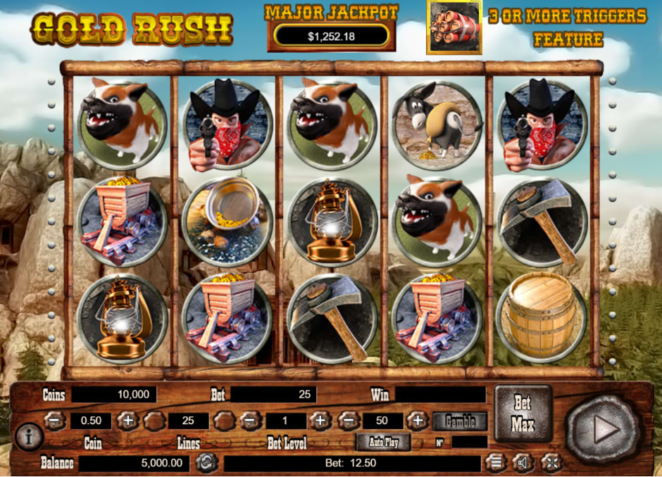 Free Slot Online Gold Rush Habanero