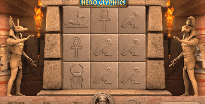 Slot Machine Hero Glyphics Online Free